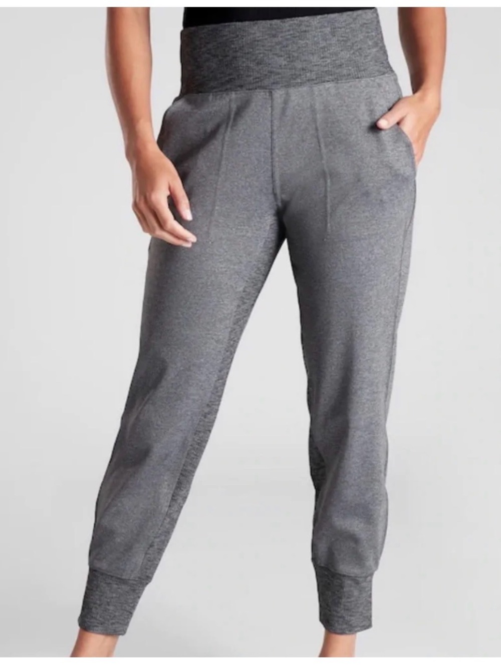 Athleta Venice Dark Gray Performance Joggers L